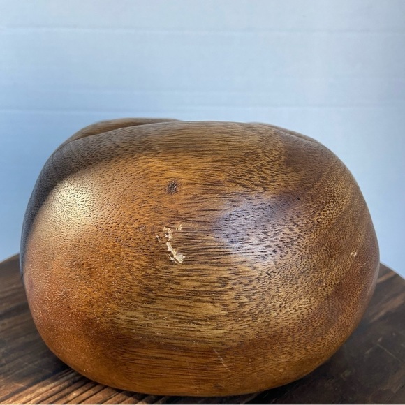 Hand Carved Sleeping Wood Siamese Cat Sleeping Sculpture Pet Statue Cat Figurine - Picture 5 of 14